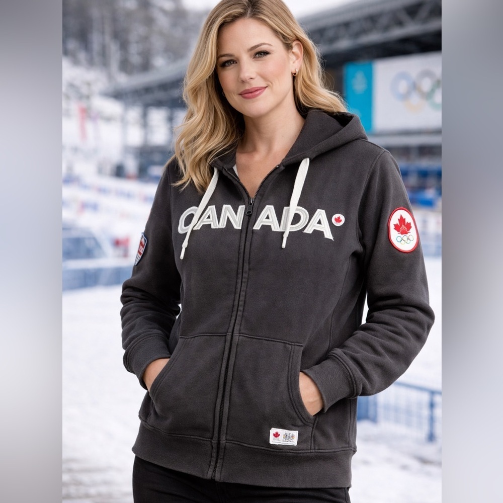 Hudson’s Bay Team Canada Olympic Zip Hoodie | Official Outfitter | Medium